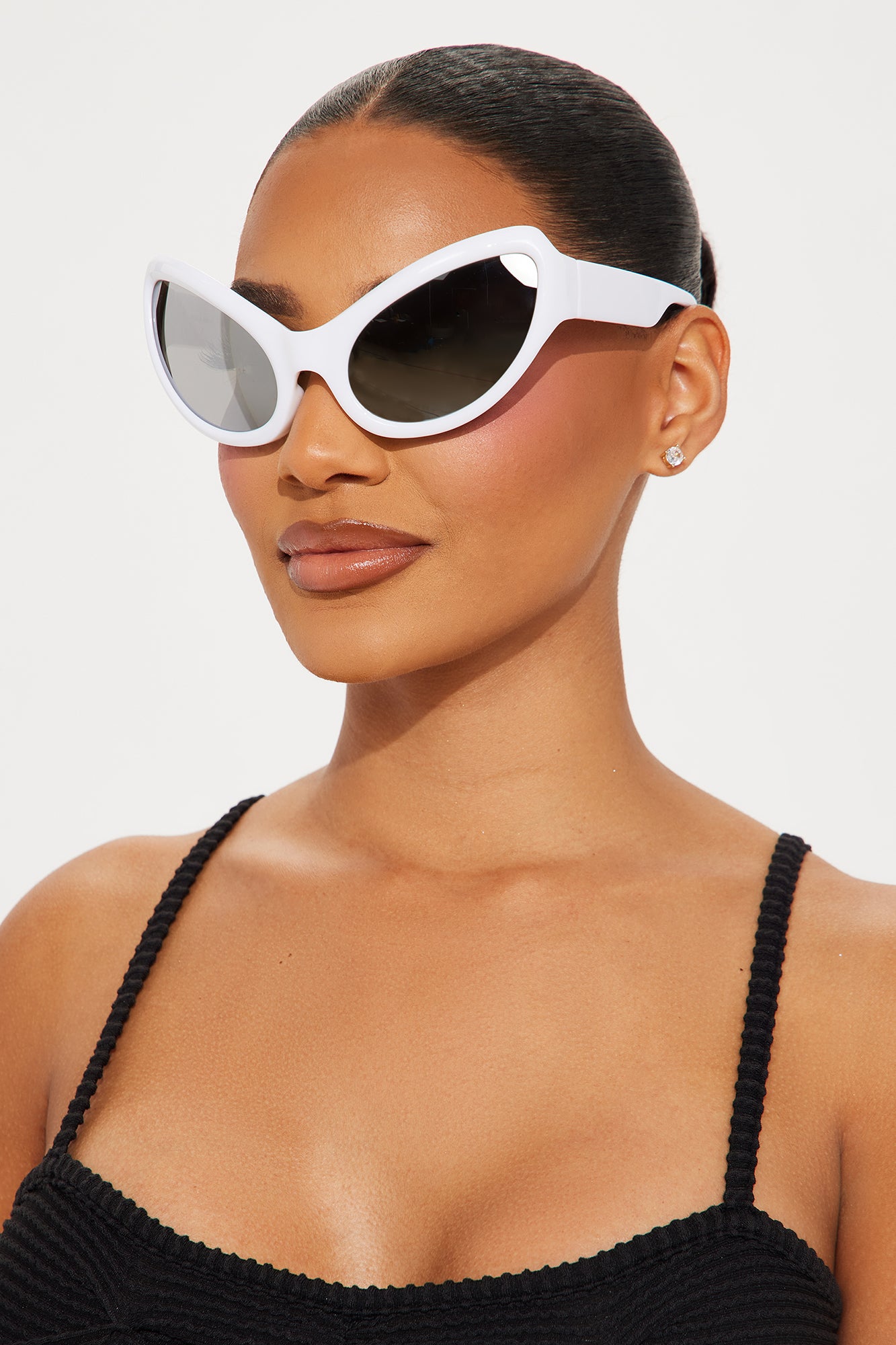 Galactic Glam Sunglasses - White Online Now